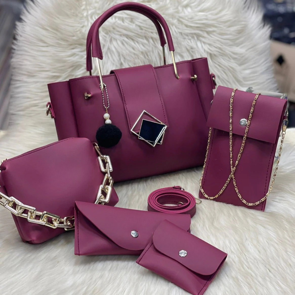 Sherrywears 5 Pieces Bag Set