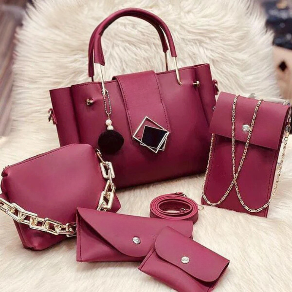 Sherrywears 5 Pieces Bag Set