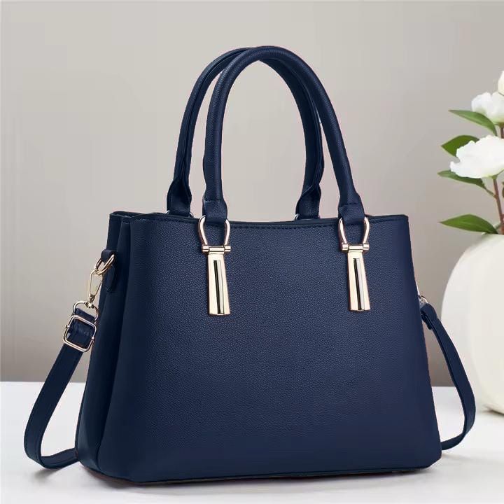 High Quality Cynthetic Leather Handbag With 3 Portion