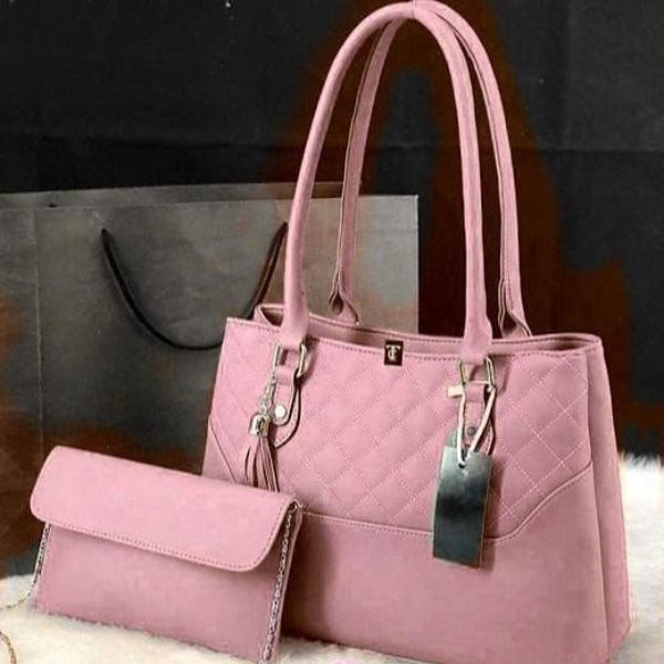 Teal Handbag with 2 Compartments