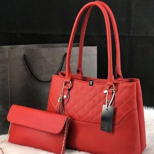 Teal Handbag with 2 Compartments